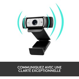 Logitech C930-E Business Webcam, Full HD 1080p/30fps Video Calling, Light Correction, Autofocus, 4X Zoom, Privacy Shade, Works with Skype Business, WebEx, Lync, Cisco, PC/Mac/Laptop/Macbook/Chrome