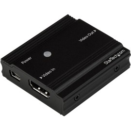 StarTech.com 115 ft. (35 m) 4K HDMI Extender - HDMI Extender - Up To 4K60 - Amplifier/Booster - HDMI to HDMI Booster (HDBOOST4K) , Black