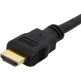 StarTech 3ft HDMI Female to Male Adapter, 4K High Speed Panel Mount HDMI Cable, 4K 30Hz UHD HDMI, 10.2 Gbps Bandwdith, 4K HDMI Female to HDMI Male, HDMI Panel Mount Connector Cable (HDMIPNLFM3)