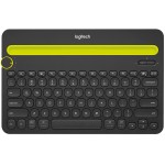 Logitech K480 Wireless Multi-Device Keyboard for Windows, macOS, iPadOS, Android or Chrome OS, Bluetooth, Compact, Compatible with PC, Mac, Laptop, Smartphone, Tablet - Black