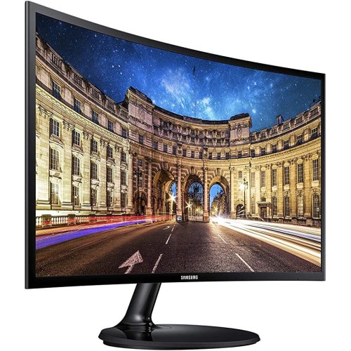 SAMSUNG LC24F392FHNXZA 24-inch Curved LED Gaming Monitor (Super Slim Design), 60Hz Refresh Rate w/AMD FreeSync Game Mode