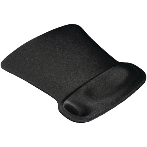 Allsop Ergoprene Gel Mouse Pad With Wrist Rest (Black)