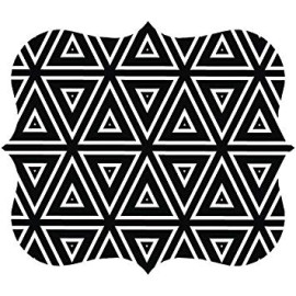 Designer Mouse Pad (Geometric Triangles)