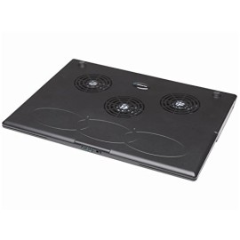 Manhattan 60 mm Notebook Computer Cooling Pad, Black