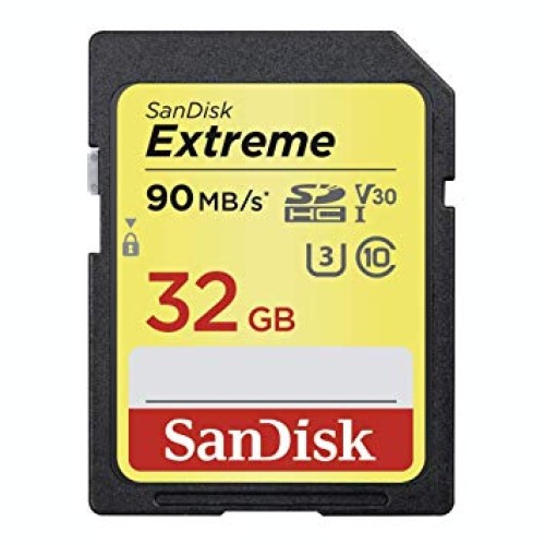 SanDisk Extreme 32gb microSD w/SD adpt (Act Cam) C10/U3/V30