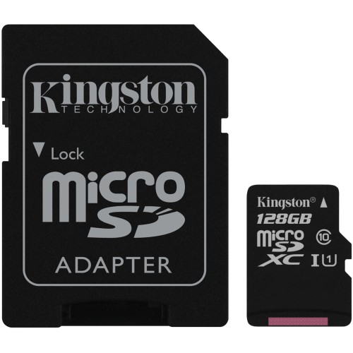 Kingston 256GB microSDXC Canvas Select 80R CL10 UHS-I Card