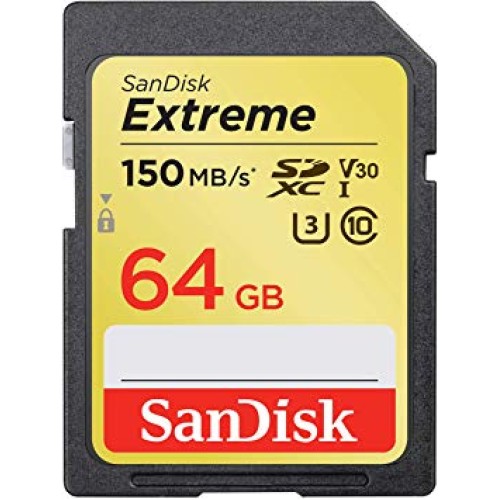 SanDisk SD 64GB Extreme SDHC/SDXC UHS-I 150MB/s
