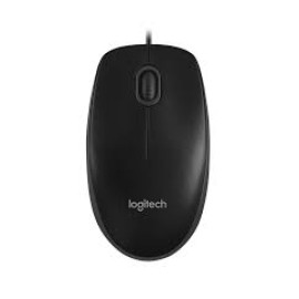 Logitech Mouse B100 Optical OEM 3 Button USB 800dpi Black