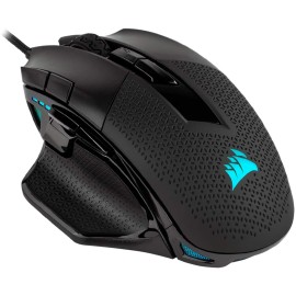 CORSAIR - NIGHTSWORD RGB FPS/MOBA Wired Optical Gaming Mouse - Black