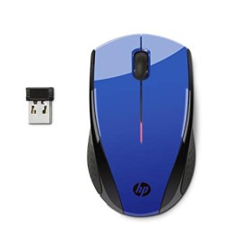 HP X3000 Mouse optical 3 buttons wireless 2.4 GHz blue