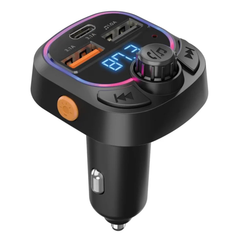 HyperGear® IntelliCast Road FM Transmitter Car Charger, Black, 15857
