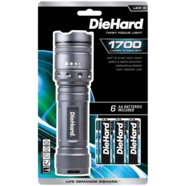 DieHard® 1,700-Lumen Twist Focus Flashlight