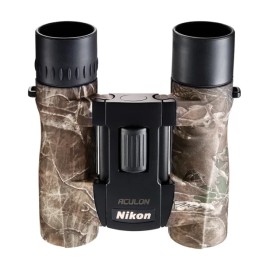 Nikon® ACULON® A30 10x 25-mm Binoculars with Neck Strap, Case, and Lens Covers (TrueTimber® KANATI)