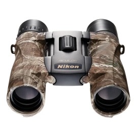 Nikon® ACULON® A30 10x 25-mm Binoculars with Neck Strap, Case, and Lens Covers (TrueTimber® KANATI)