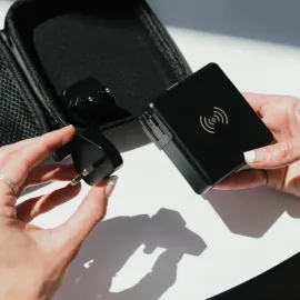 TechLok™ Power5 USB and Wireless Multi Charger and Power Bank, Black