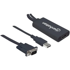 Manhattan® VGA and USB to HDMI® Converter