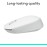 Logitech M170 Wireless Mouse, Ambidextrous, Off-white - Mouse - right and left-handed - optical - 3 buttons - wireless - 2.4 GHz - USB wireless receiver - off-white