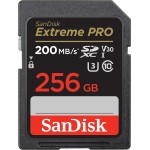 SanDisk Extreme Pro Flash memory card 256 GB Video Class V30 / UHS-I U3 / Class10 - SDXC UHS-I