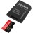 SanDisk Extreme Pro Flash memory card (microSDXC to SD adapter included) - 128 GB - A2 / Video Class V30 / UHS-I U3 / Class10 - microSDXC UHS-I