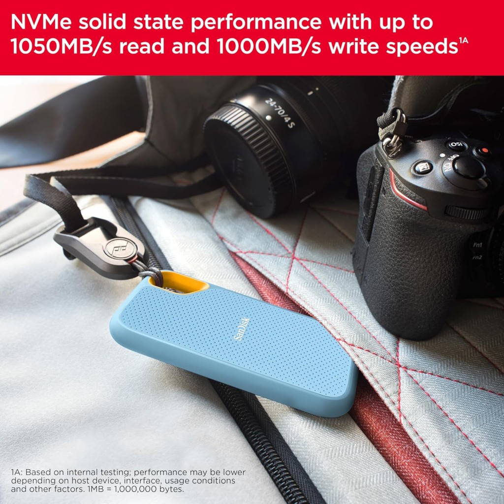 SanDisk Extreme SSD encrypted 1 TB external (portable) USB 3.2 Gen 2 ...
