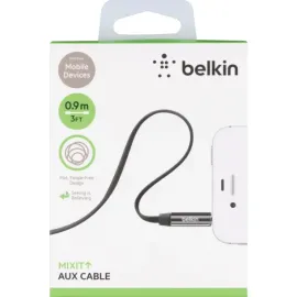 Belkin® MIXIT UP™ 3.5-mm Stereo Aux Cable, 3 Ft.