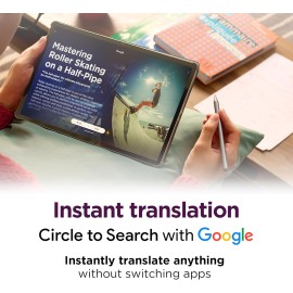 Lenovo Idea Tab Pro - Student Tablet - Google Gemini - 12.7” 3K LCD Display - 8 GB Memory - 128 GB Storage - MediaTek Dimensity 8300 - Includes Pen and Folio Case