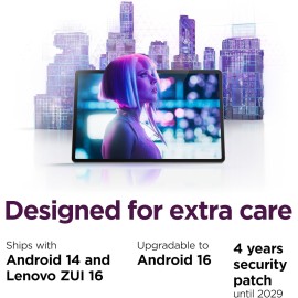 Lenovo Idea Tab Pro - Student Tablet - Google Gemini - 12.7” 3K LCD Display - 8 GB Memory - 128 GB Storage - MediaTek Dimensity 8300 - Includes Pen and Folio Case