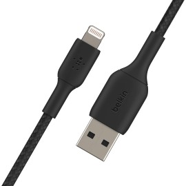 Belkin BoostCharge - Lightning cable - Lightning male to USB male - 1 m - black