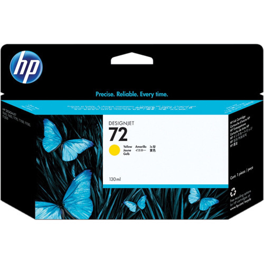 HP #72 Yellow Ink Cartridge