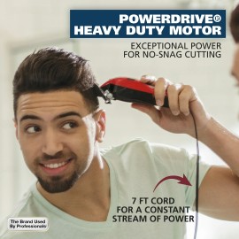 Wahl Clipper Clip 'N Trim 2 in 1 Hair Cutting Corded Clipper/Trimmer for Men and Women Kit