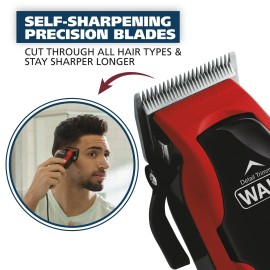 Wahl Clipper Clip 'N Trim 2 in 1 Hair Cutting Corded Clipper/Trimmer for Men and Women Kit
