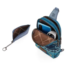 Wrangler Crossbody Bag with Card Wallet Aztec Sling Bag Purse Set