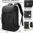 BANGE Business Laptop Smart backpack Can Hold 15.6 Inch Laptop Commute Backpack Carry on bag for men and women (Black)