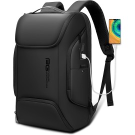 BANGE Business Laptop Smart backpack Can Hold 15.6 Inch Laptop Commute Backpack Carry on bag for men and women (Black)