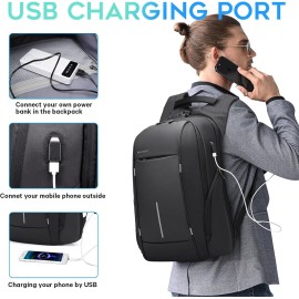 BANGE Travel Backpack for 15.6 Inch Notebook,Lightweight Work Backpacks for Men, Daily Fashion Backpack for Men and Women