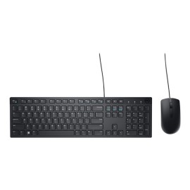 Dell KM300C - Keyboard and mouse set - USB - QWERTY - US - black - with 1 Year Basic Hardware Warranty Repair