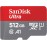 SanDisk Ultra - Flash memory card (microSDXC to SD adapter included) - 512 GB - A1 / UHS Class 1 / Class10 - microSDXC UHS-I