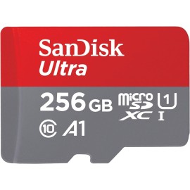 SanDisk Ultra - Flash memory card (microSDXC to SD adapter included) - 256 GB - Class 10 - microSDXC UHS-I