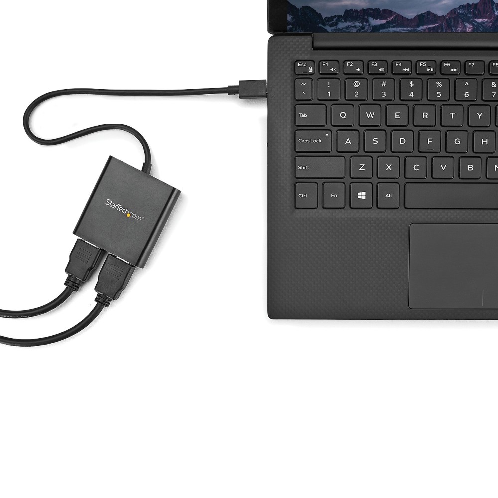 Startech Monitor Adapter StarTech 2-Port Multi Monitor Adapter, USB-C to 2x HDMI Video Splitter ...