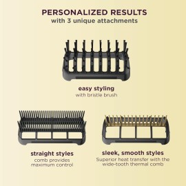 INFINITIPRO BY CONAIR 3-in-1 Styling Hair Dryer, 1875W Hair Dryer and 3 Attachments