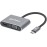 Manhattan® USB-C® to HDMI® and VGA 4-in-1 Docking Converter with Power Delivery