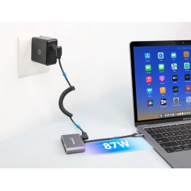 Manhattan® USB-C® to HDMI® and VGA 4-in-1 Docking Converter with Power Delivery