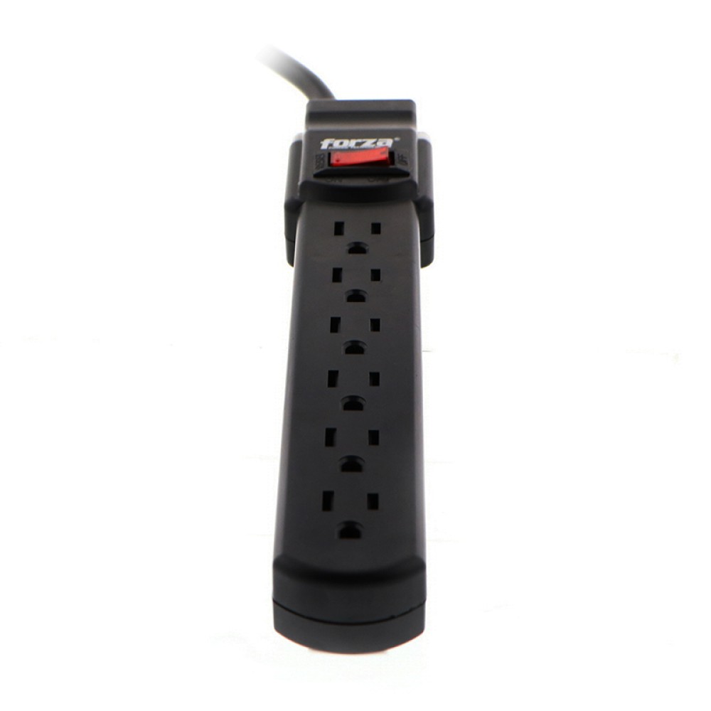 Forza Power Technologies - Automatic circuit breaker - AC 100 V - 6 Outlets - UL Power Strip