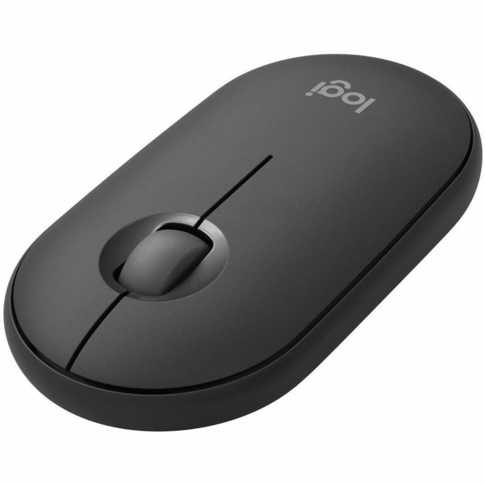 Logitech Pebble Mouse 2 M350s - Mouse - optical - 3 buttons - wireless - Bluetooth - tonal graphite
