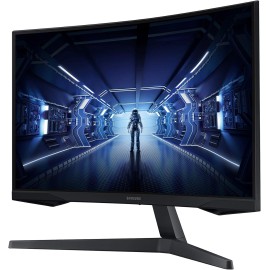 SAMSUNG 34' Odyssey G5 Ultra-Wide Gaming Monitor with 1000R Curved Screen, 165Hz, 1ms, FreeSync Premium, Large Display, Eye Comfort, Multiple Ports, WQHD