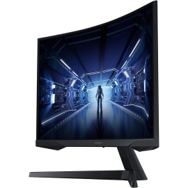 SAMSUNG 34' Odyssey G5 Ultra-Wide Gaming Monitor with 1000R Curved Screen, 165Hz, 1ms, FreeSync Premium, Large Display, Eye Comfort, Multiple Ports, WQHD