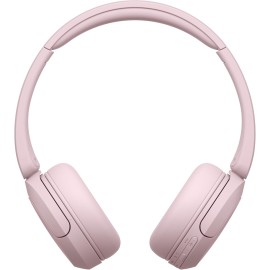 Sony WH-CH520 Wireless Headphones Bluetooth On-Ear Headset with Microphone and up to 50 Hours Battery Life with Quick Charging, Pink