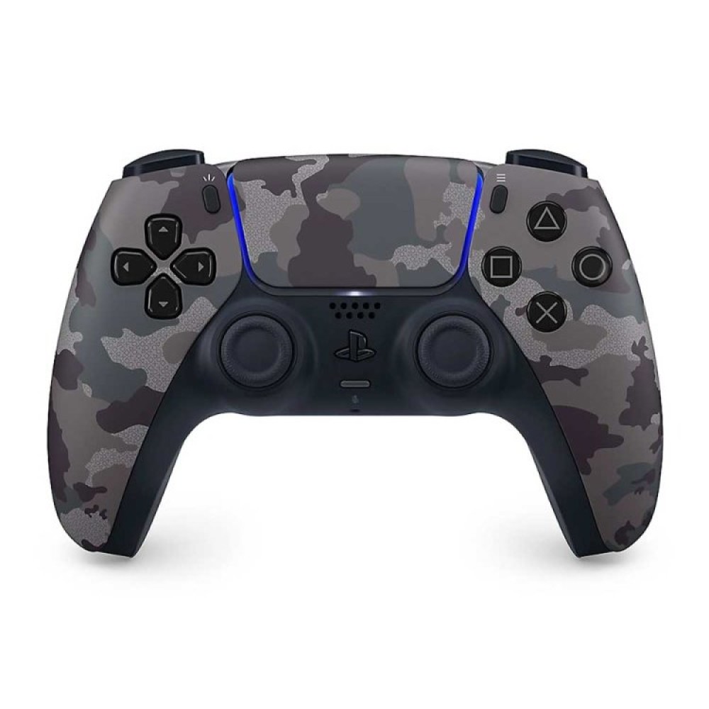 PS5 DualSense Wireless Controller - Grey Camo