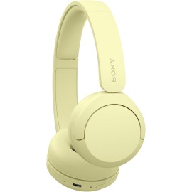 Sony WH-CH520 Wireless Headphones Bluetooth On-Ear Headset with Microphone and up to 50 Hours Battery Life with Quick Charging, Butter Yellow