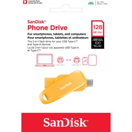 SanDisk Phone Drive for Android 128GB USB Flash Drive
